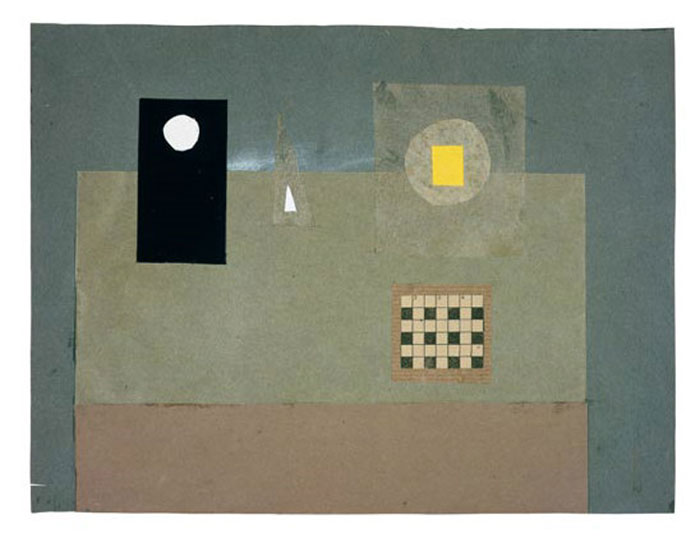 1940, mixed media on card by Margaret Mellis (1914–2009) 