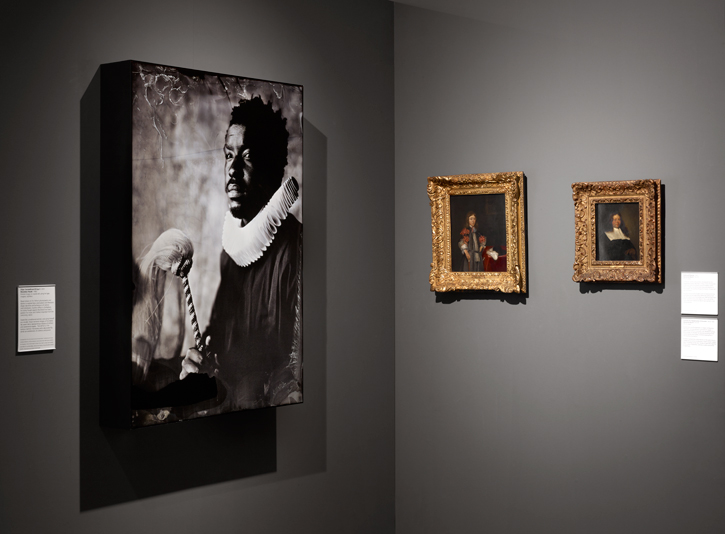 Masimba Hwati's work installed alongside Manchester Art Gallery's 17th-century Dutch portraits