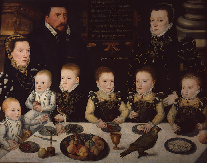 William Brooke, 10th Lord Cobham and his Family