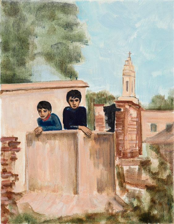 Two Boys (Church Tower)