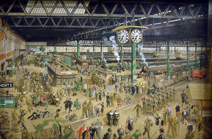 1943, watercolour by Helen Madeleine McKie (1889–1957)