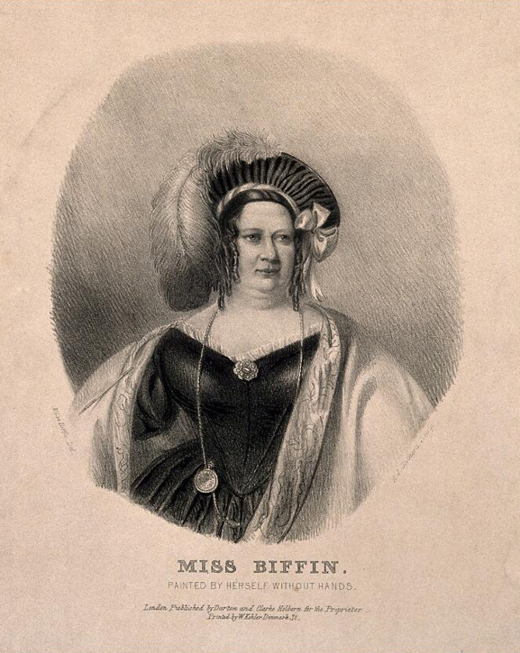 'Miss Biffin. Painted by herself without hands'