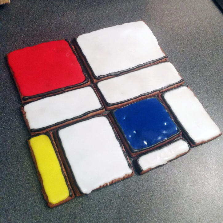 Mondrian biscuits by Sarah Timmins