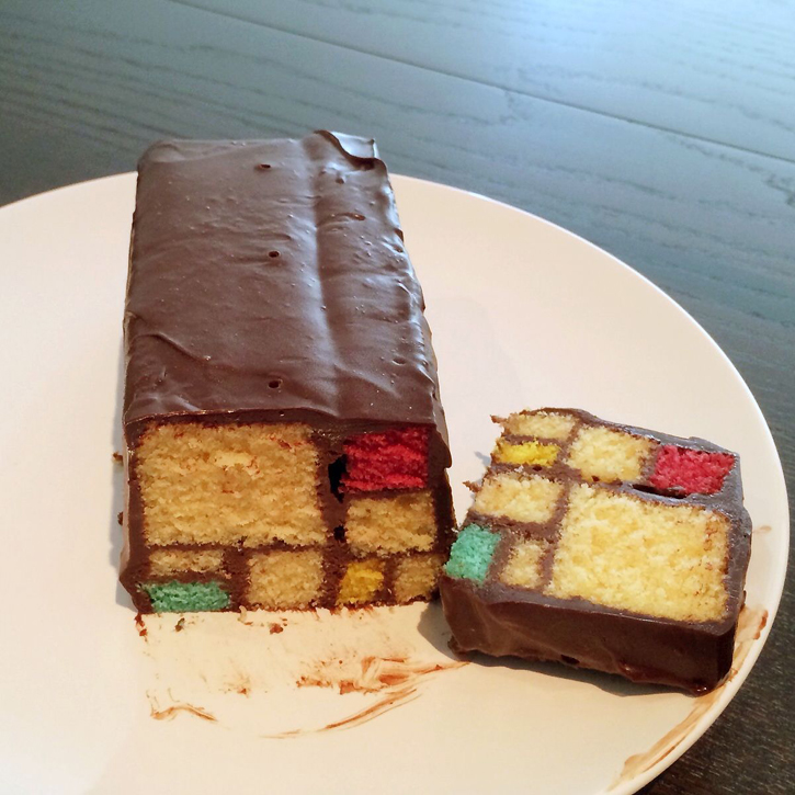 Mondrian cake by Scott Colley