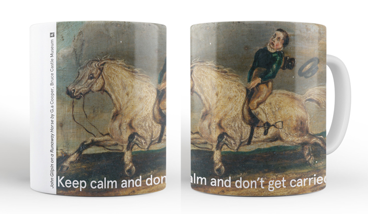 G. A. Cooper 'John Gilpin on a Runaway Horse' mug