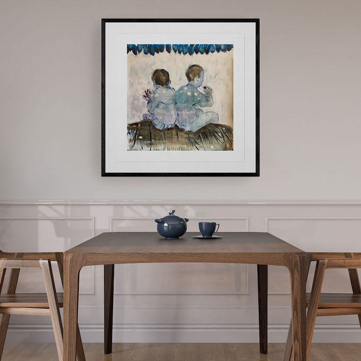 Framed print of 'Mulberries'