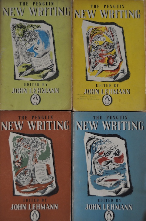 Book covers of 'The Penguin New Writing'