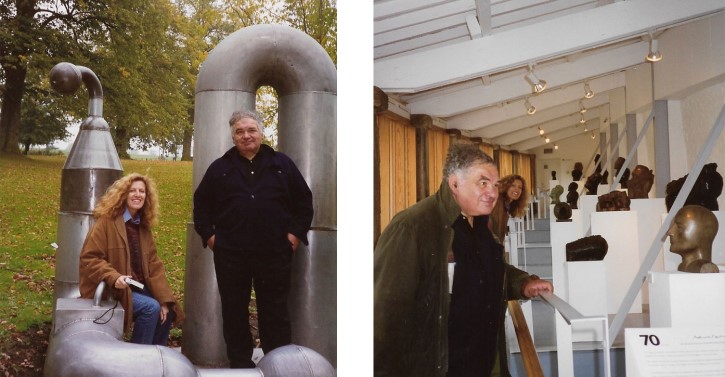 Nicole Farhi and Eduardo Paolozzi at Yorkshire Sculpture Park