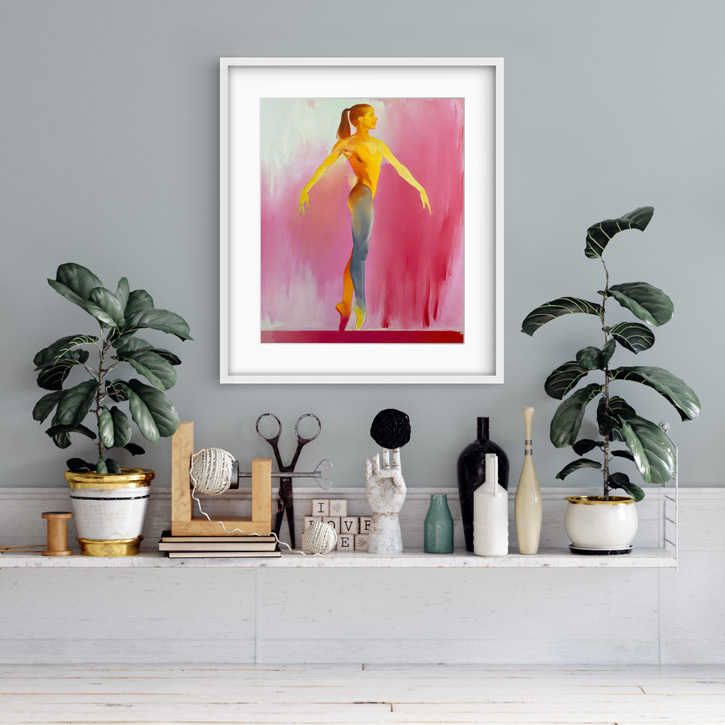 Framed print of 'Darcey Bussell'