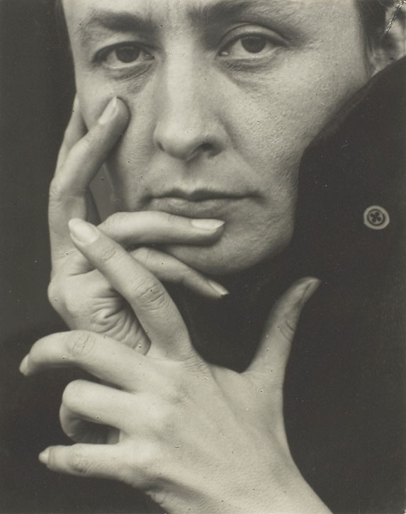 Portrait photograph of Georgia O'Keeffe