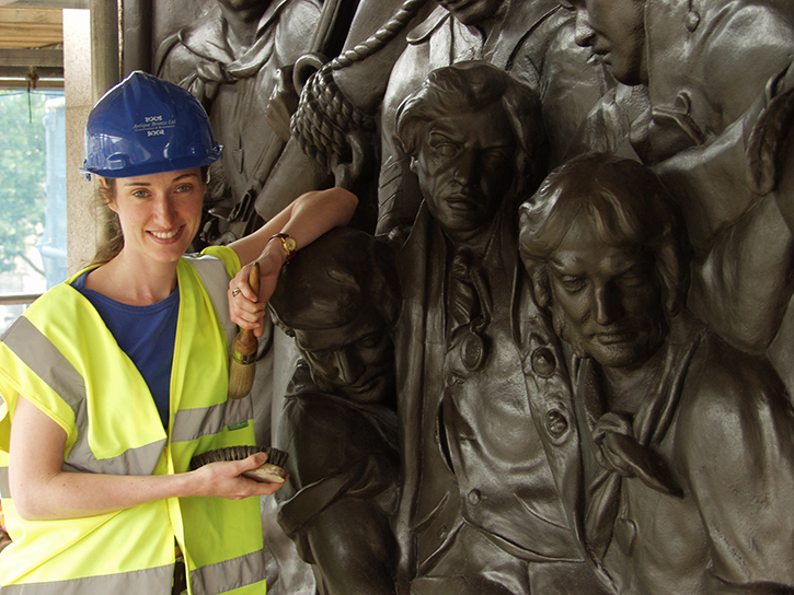 Lucy Branch at Nelson's Column