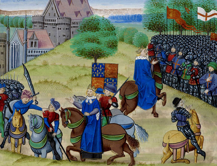 c.1483, manuscript copy of the Chronicles of Jean Froissart (1337–1405)