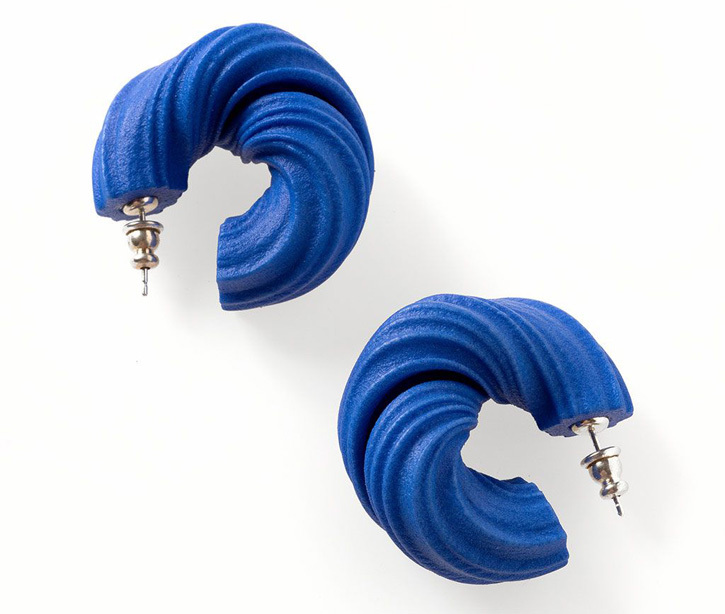 Peplos jewellery blue earrings