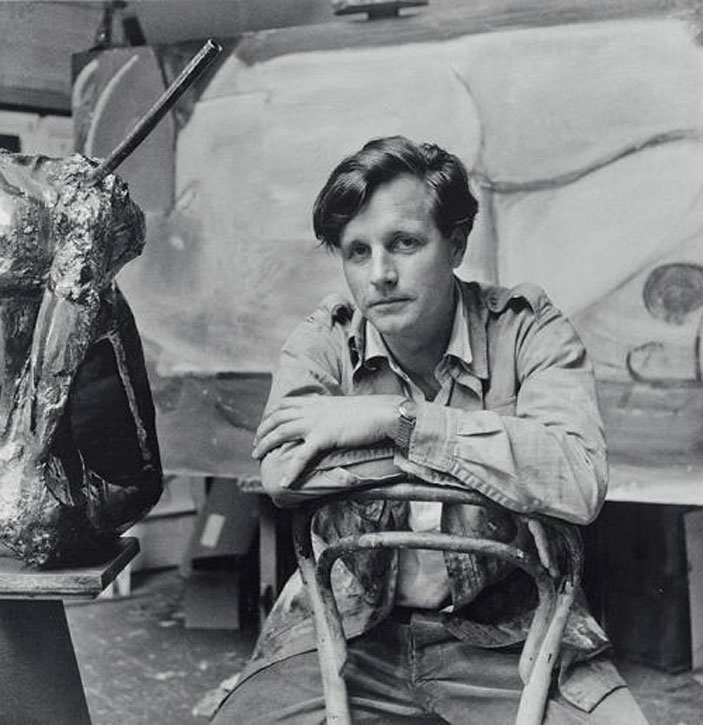 Peter Lanyon (1918–1964), in his studio at St Ives