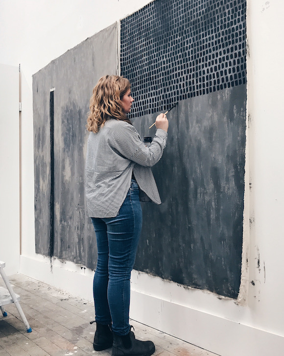 Vivian Ross-Smith in her studio