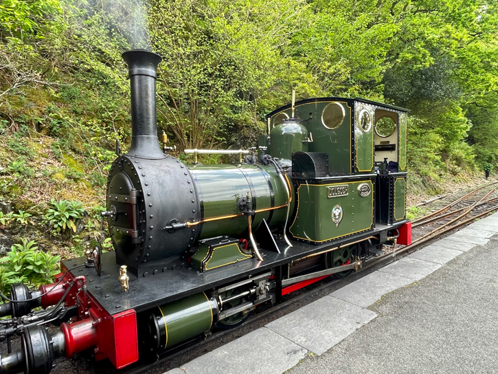 Steam trains still run in Wales on a number of lines, such as the Talyllyn Railway