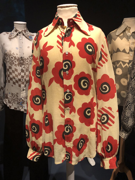 Shirt in Poppy print, Ossie Clark for Quorum print by Celia Birtwell, 1968