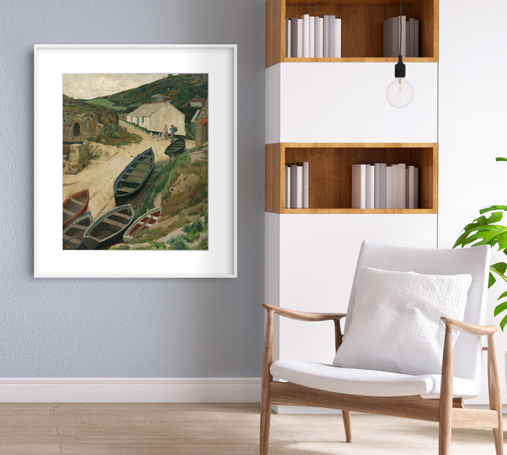 Framed print of 'Porthgwarra'