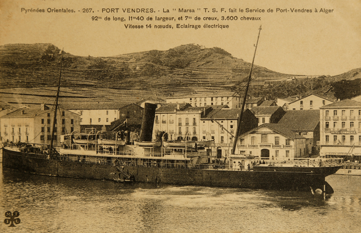 Liner at Port Vendres