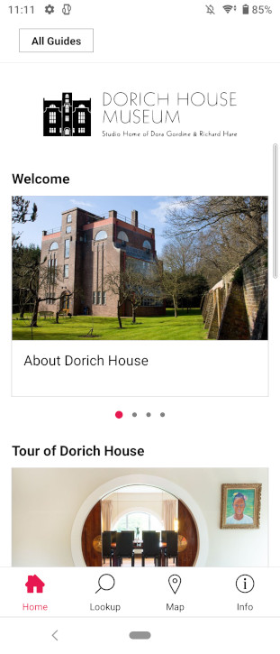 The Dorich House Museum guide on the Bloomberg Connects app