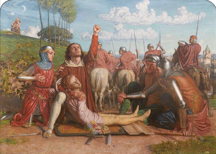 Rienzi vowing to obtain Justice for the Death of his Young Brother