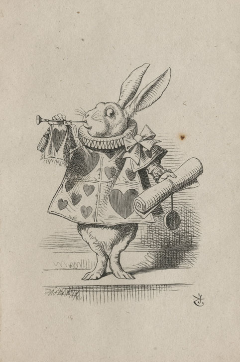 White Rabbit as the Herald