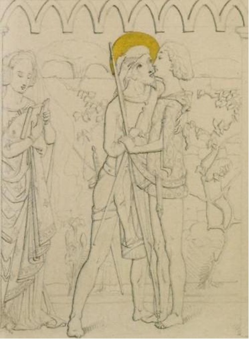 Detail of 'Eight Scenes from the Story of David and Jonathon'