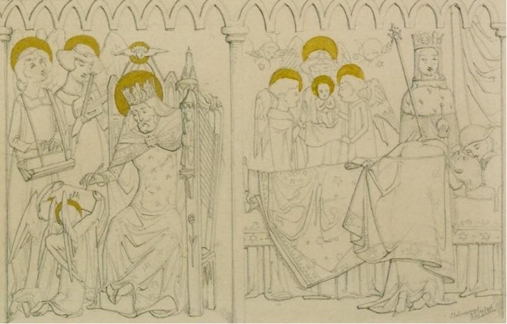 Detail of 'Eight Scenes from the Story of David and Jonathon'