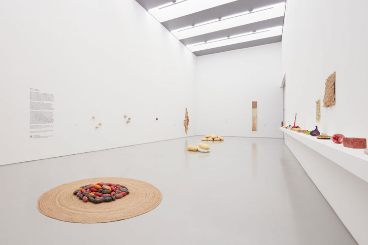 Installation view of 'Along a Spectrum' at Spike Island