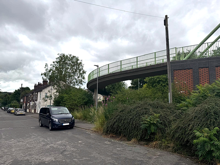 The former location of the Station Hotel, Longton, in 2024