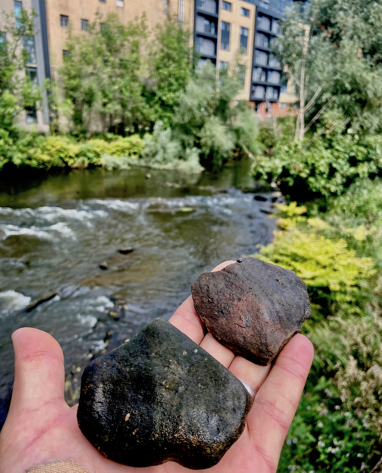 Stones from the bed of the Kelvin