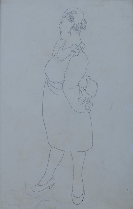 Study of a Woman in a Pink Dress