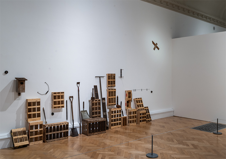 'SUNLIGHT: Roger Ackling', Norwich Castle Museum and Art Gallery, installation view