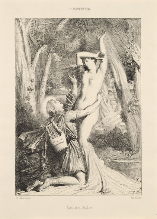 1844, lithograph on paper by Théodore Chassériau (1819–1856)