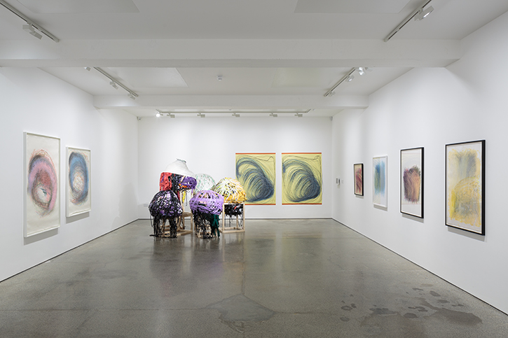 Installation view of 'To all the Kings who have no Crowns'
