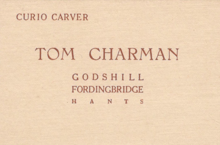 Tom's business card