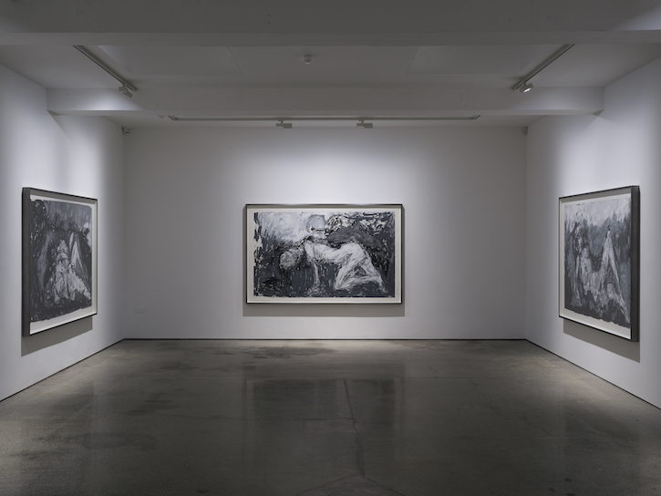 Installation view of 'A Journey To Death' at Carl Freedman Gallery, Margate