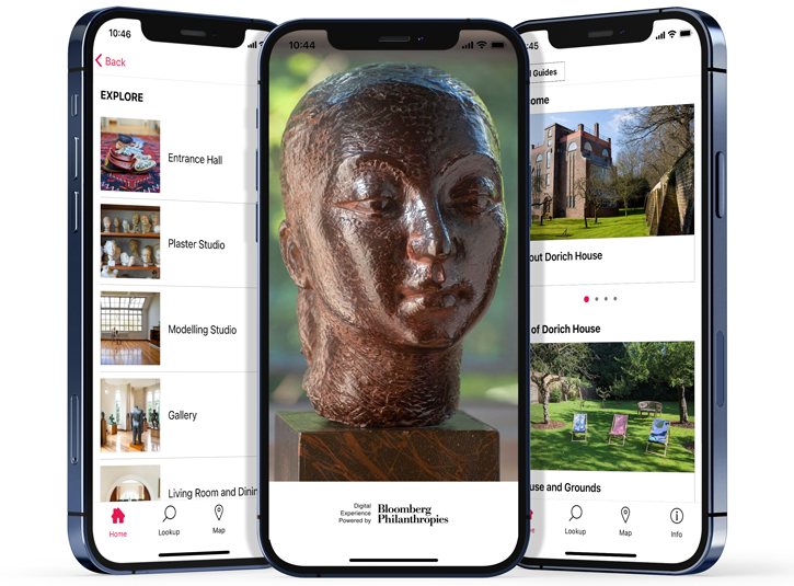 The Dorich House Museum guide on the Bloomberg Connects app