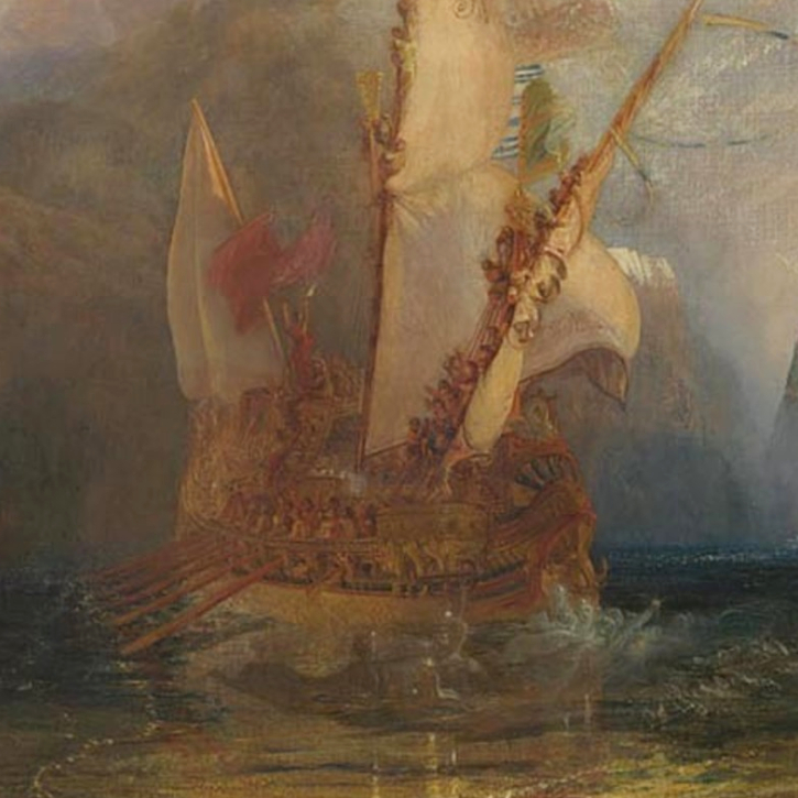 Ulysses deriding Polyphemus - Homer's Odyssey (detail)
