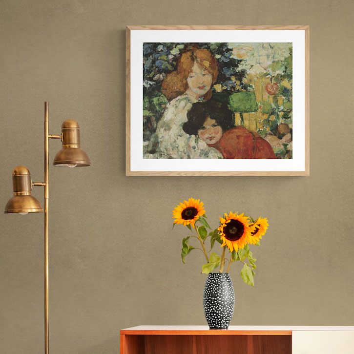 Framed print of 'Two Sisters (Mother and Daughter)'