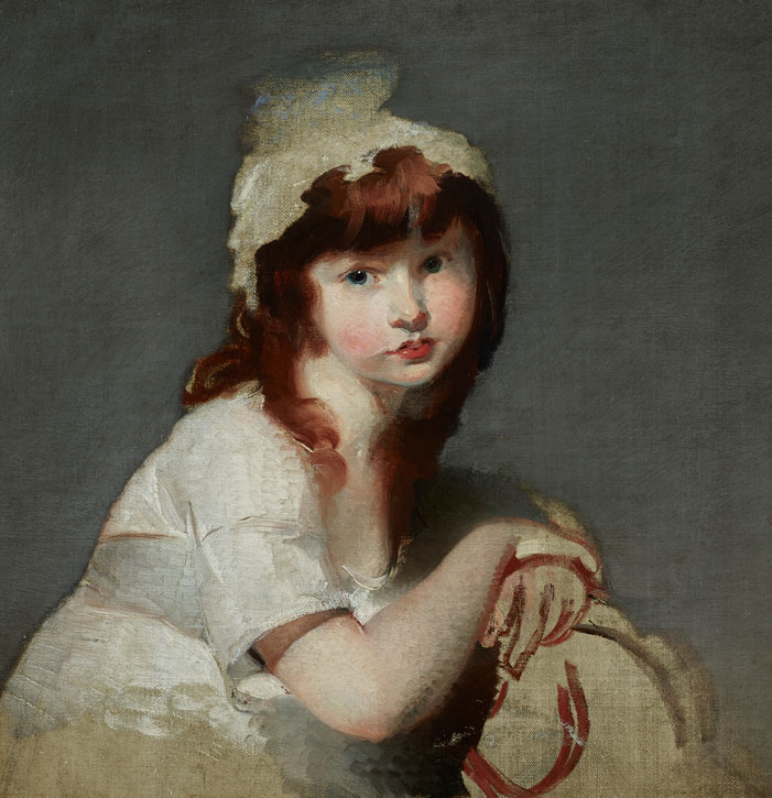 Unfinished Portrait of a Young Girl