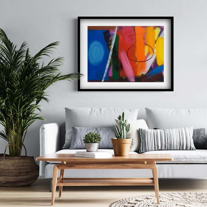 framed paintings for living room