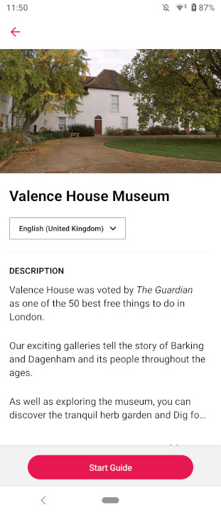  The Valence House Museum guide on the Bloomberg Connects app