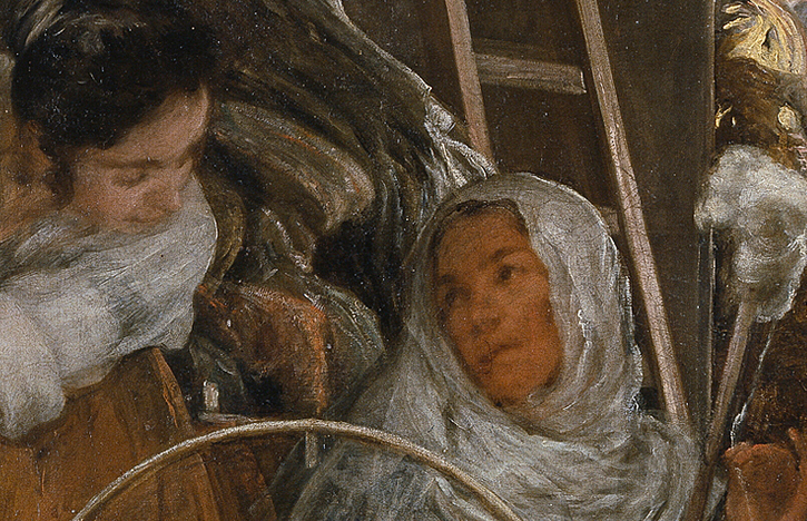 Paintings Reproductions Las Meninas (detail), 1656 by Diego Velazquez  (1599-1660, Spain)