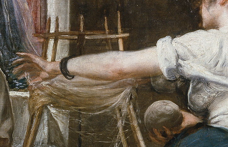 (detail), 1655–1660, oil on canvas by Diego Velázquez (1599–1660)