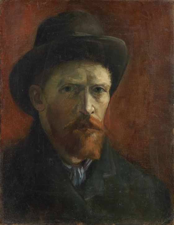 Self-Portrait with Felt Hat