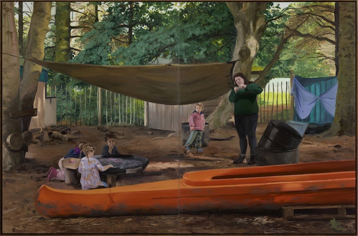 2023, oil on linen by Caroline Walker (b.1982)