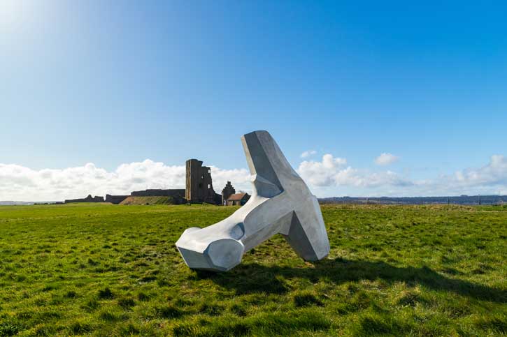 We are only human (Incomplete sculpture for Scarborough to be finished by snow)