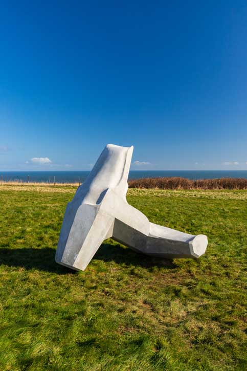 2022, low carbon concrete, eco-cork sculpture by Ryan Gander