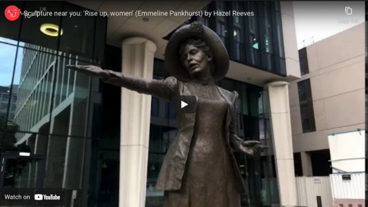 Sculpture near you: 'Rise up, women'